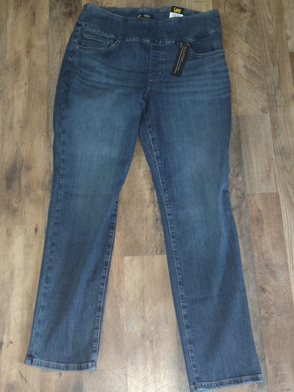 Lee Women's Medium Blue Straight Leg Jeans
